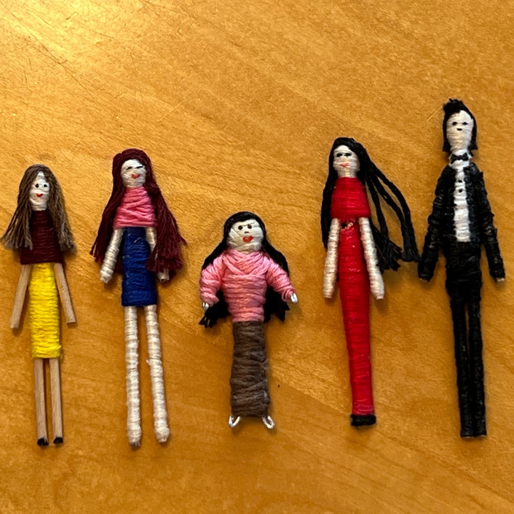 Worry Dolls / Toothpick Dolls / Paperclip Doll - Picture 10 of 15